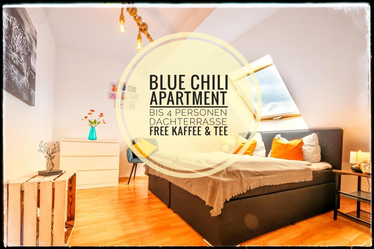 Blue Chili 19 Schoene Dachterasse Zentral Modern Bis 4 Pers Magdeburg Bagian luar foto